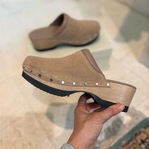 M. Gemi Italian Clog - The Greta - Peach Stone - size 38.5